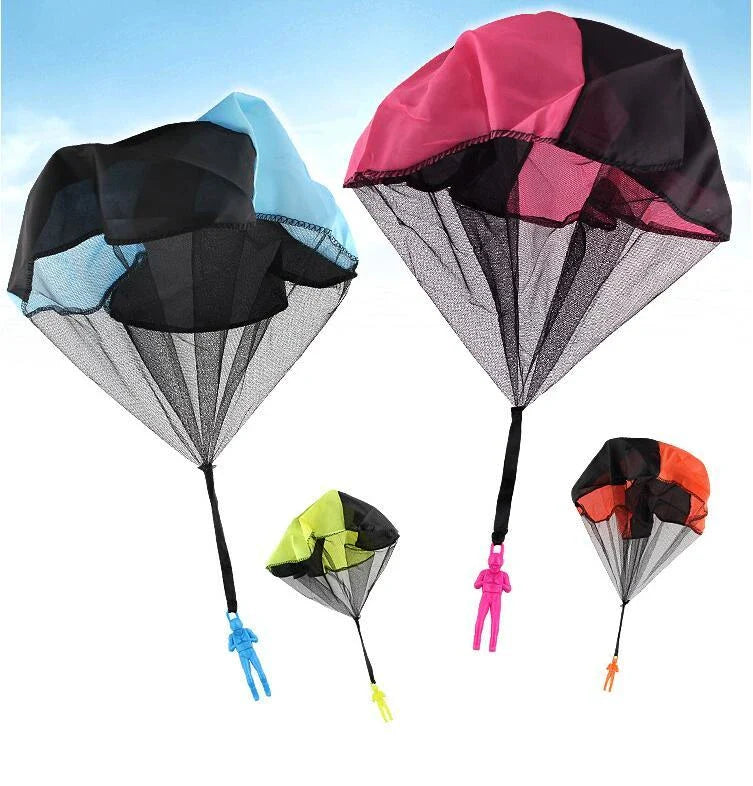 Mini soldier camouflage parachute toy in various colours for outdoor educational play