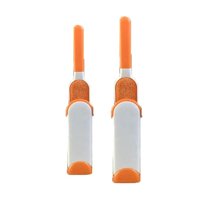 Reusable pet hair remover with self-cleaning base in multiple colours