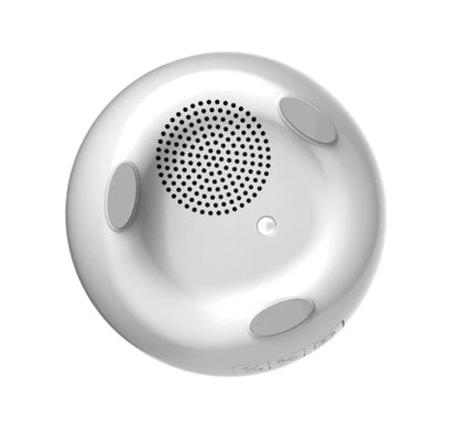 Touch-sensitive music vase desktop audio in pink, blue, and white