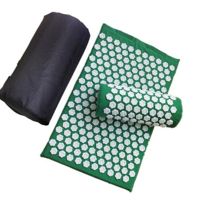 Lotus Acupressure Massage Set with pillow and mat for stress relief