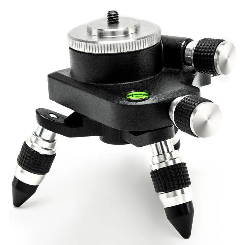 Black YL-30 aluminium alloy spirit level base plate with 360-degree angle adjustment