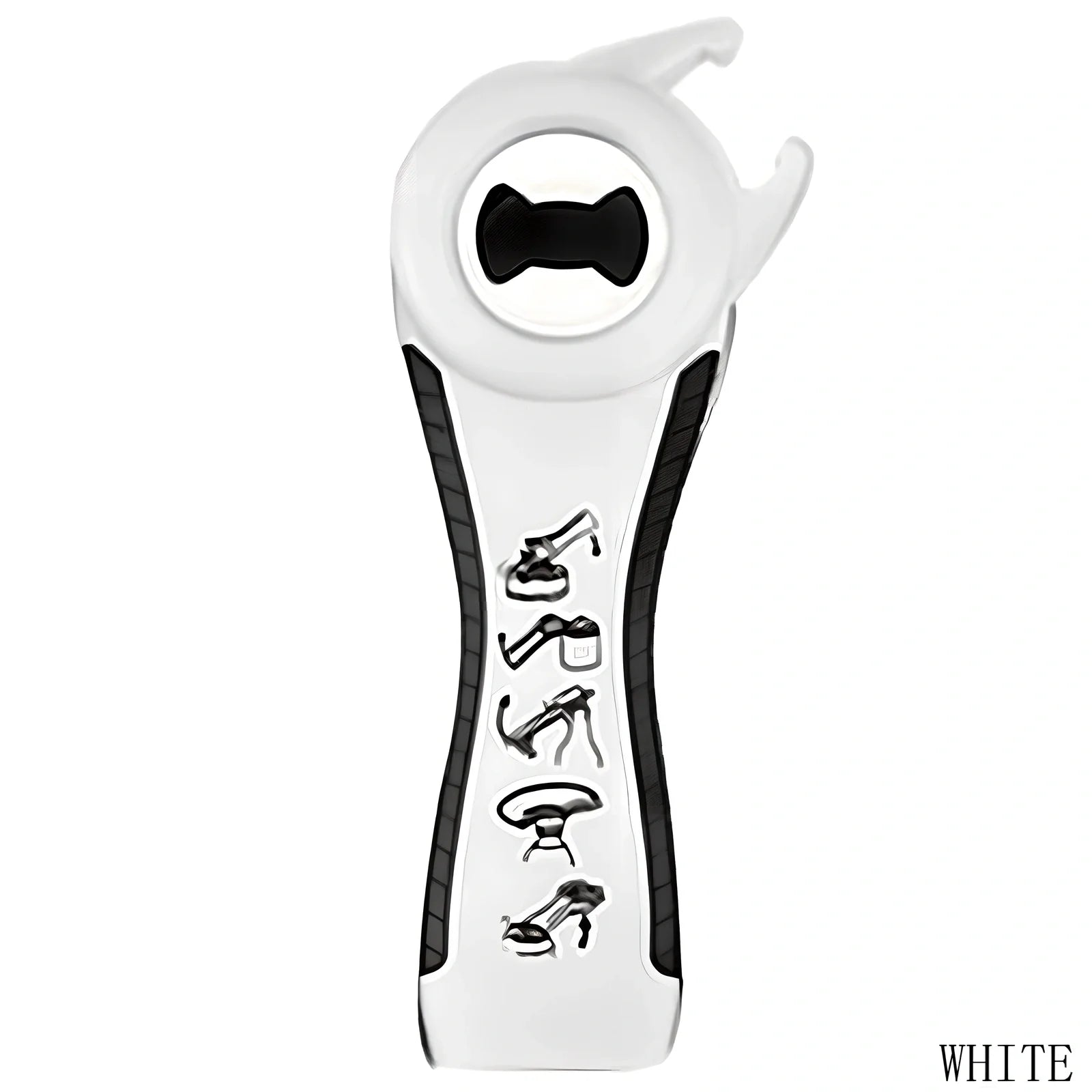 Stainless steel multifunction kitchen opener with bottle opener and corkscrew functions