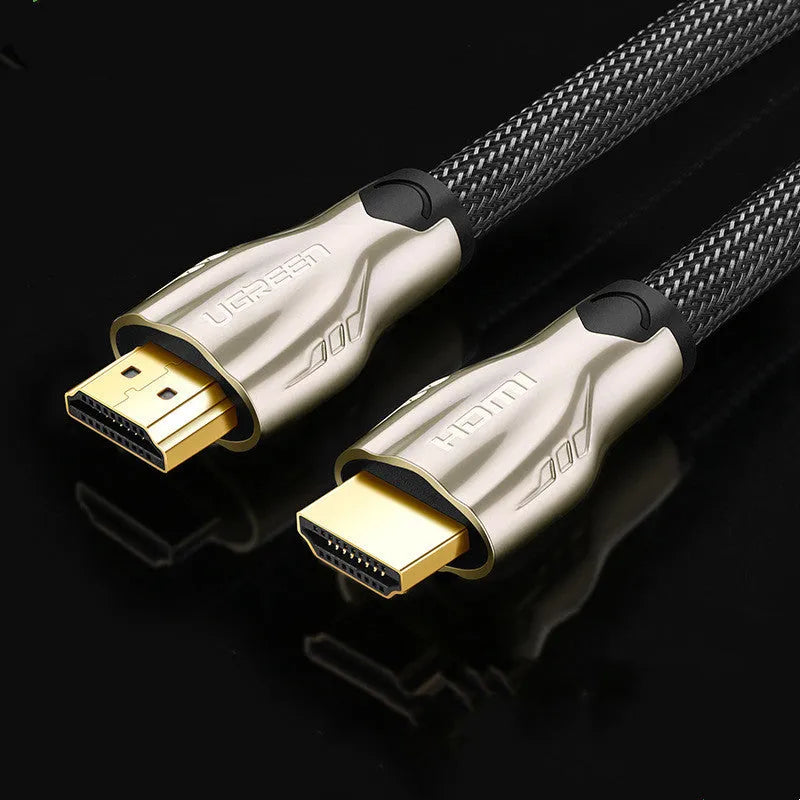 5-metre long black HDMI cable with gold-plated connectors for PS3, Xbox, and 4K TVs.
