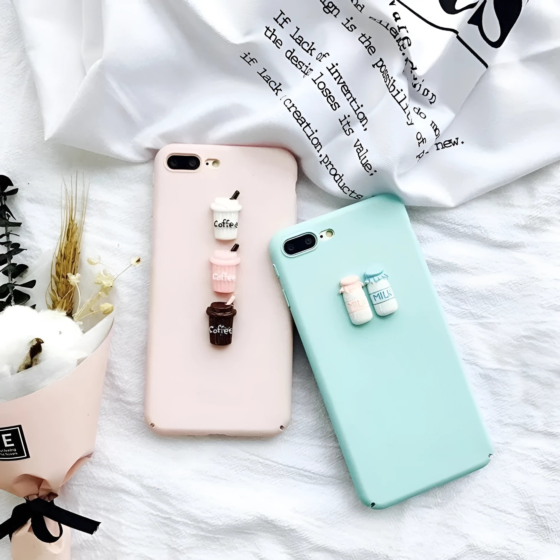 Soft silicone iPhone case with 3D cartoon cat design for iPhone 5 6 7 8 Plus X models