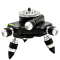 Black YL-30 aluminium alloy spirit level base plate with 360-degree angle adjustment