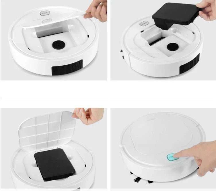 Intelligent home robot E28 white sweeper with USB charging