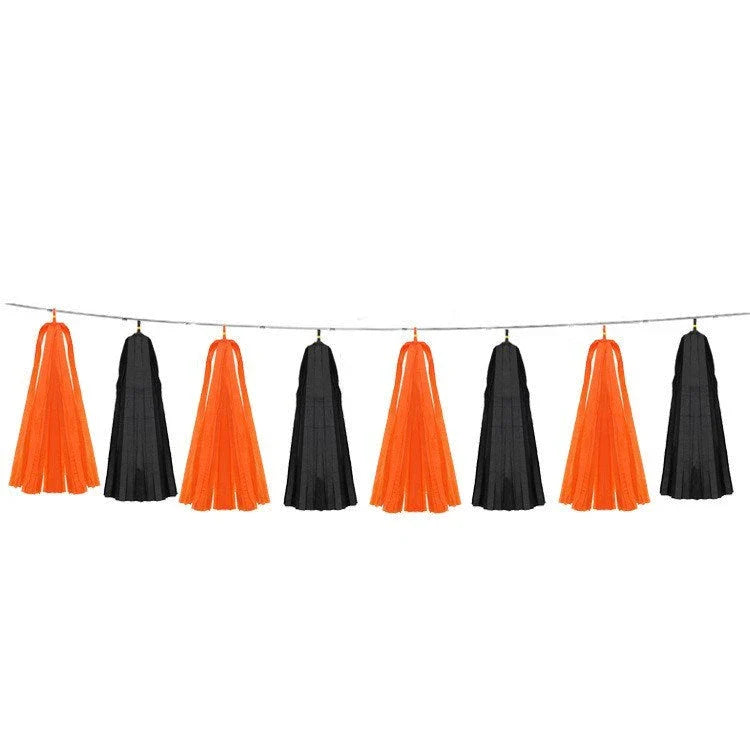 Helium-filled Halloween pumpkin balloons in various vibrant styles, perfect for decorating parties and homes