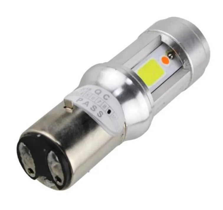 White 18W 3000LM LED headlight for motorcycle, pedal bike, and electric bike in aluminium alloy casing