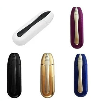 Compact eyewear cleaning brush for glasses and sunglasses, available in multiple colours