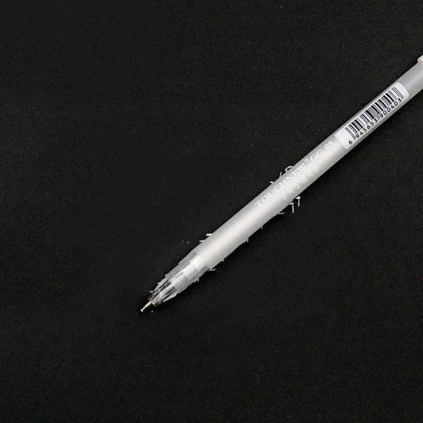 Black card hand-painted highlight pen with 0.8mm tip and plastic shell