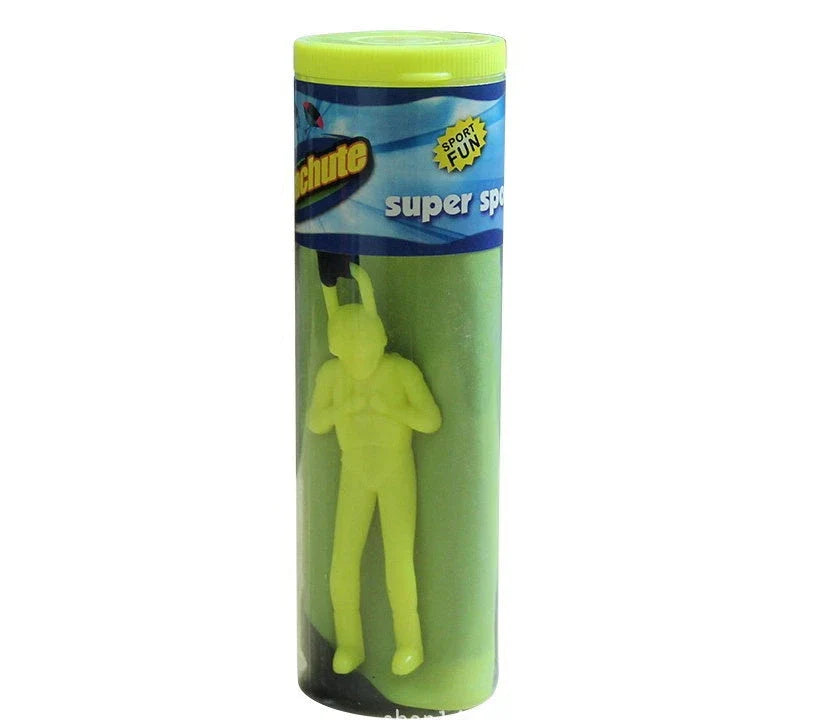 Mini soldier camouflage parachute toy in various colours for outdoor educational play