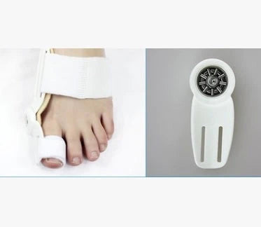 Adjustable Hallux Valgus Splint for bunion relief, featuring a flexible frame and premium materials for personalized comfort and support.