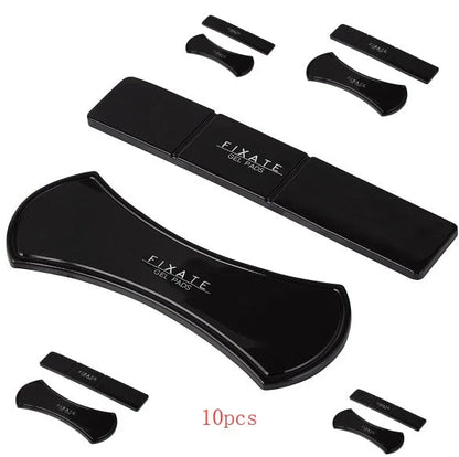 Black nano multifunctional gel pads for mounting phones and tablets