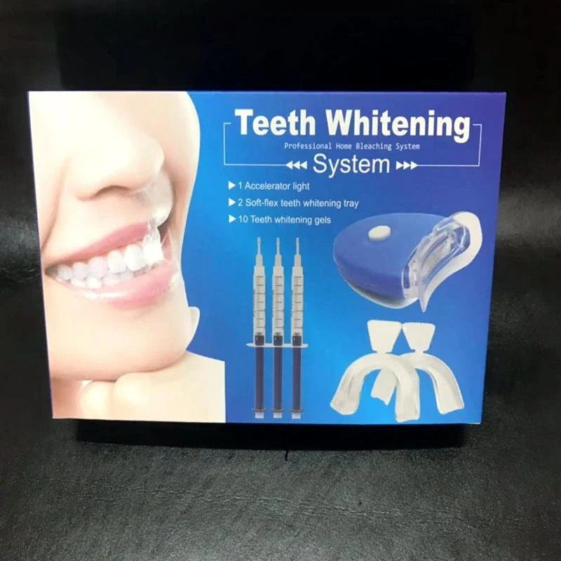 Bright Teeth Whitening Kit with cold light technology for at-home use