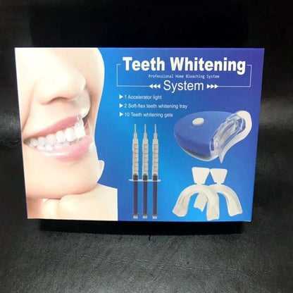 Bright Teeth Whitening Kit with cold light technology for at-home use