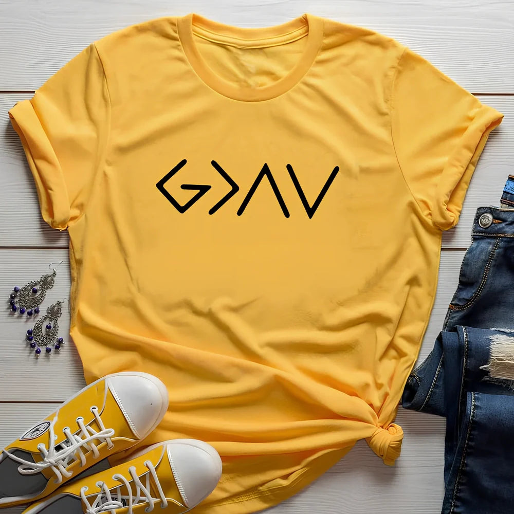 Women's black cotton short sleeve T-shirt in straight cylinder fit, short sleeves 20cm, Asian sizing