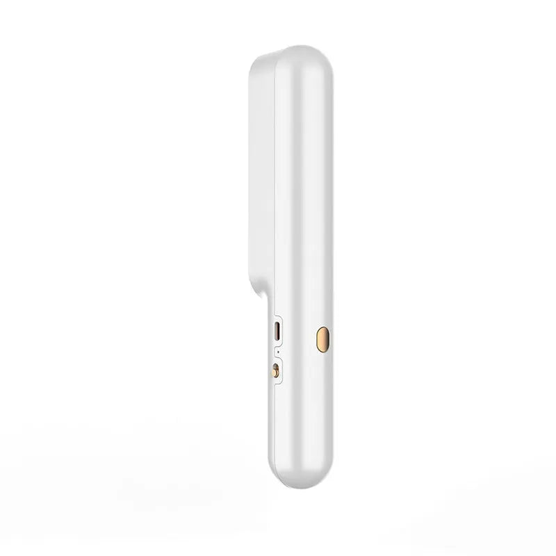 Portable UV hand-held sterilisation lamp in white, 219x34x40mm rechargeable design