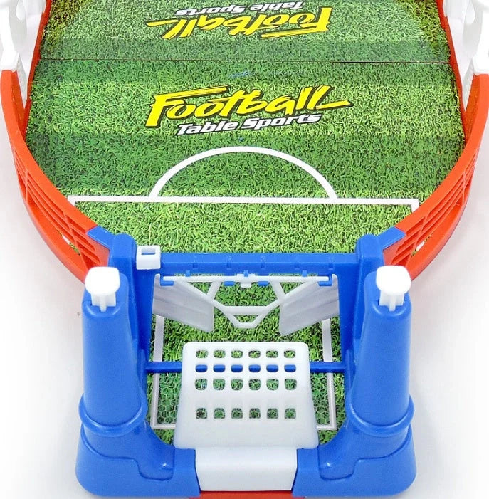 Mini football board game kit for kids, portable tabletop soccer set