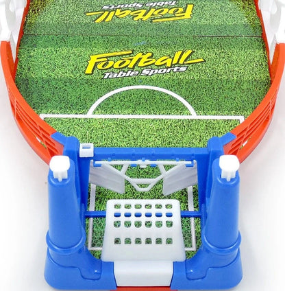 Mini football board game kit for kids, portable tabletop soccer set