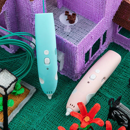 3D Printing Pen with LED display for temperature adjustment, compatible with ABS and PLA filaments