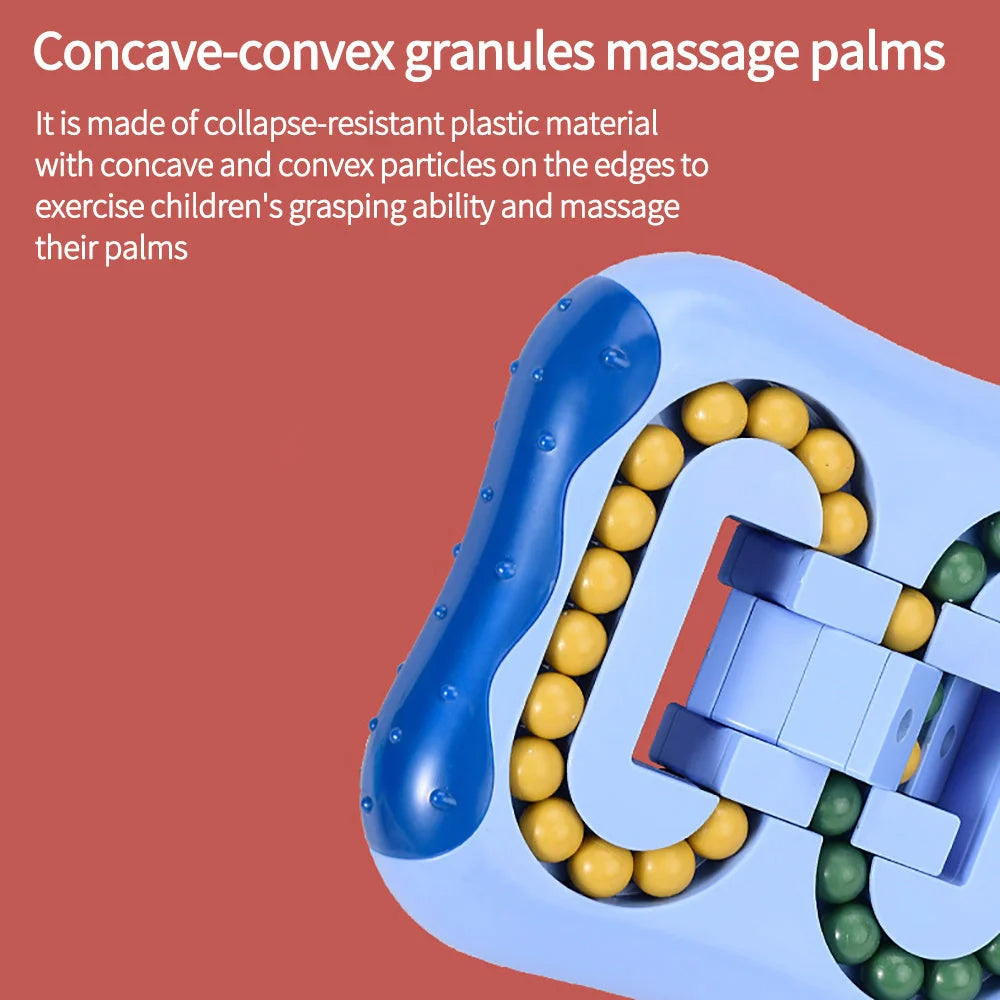 Little Magic Beans Toy - blue educational and stress-relief cube for kids