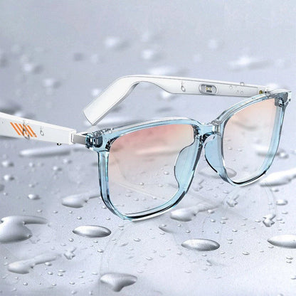 Bluetooth Smart Glasses with anti-blue light and polarised lenses for hands-free calls and music