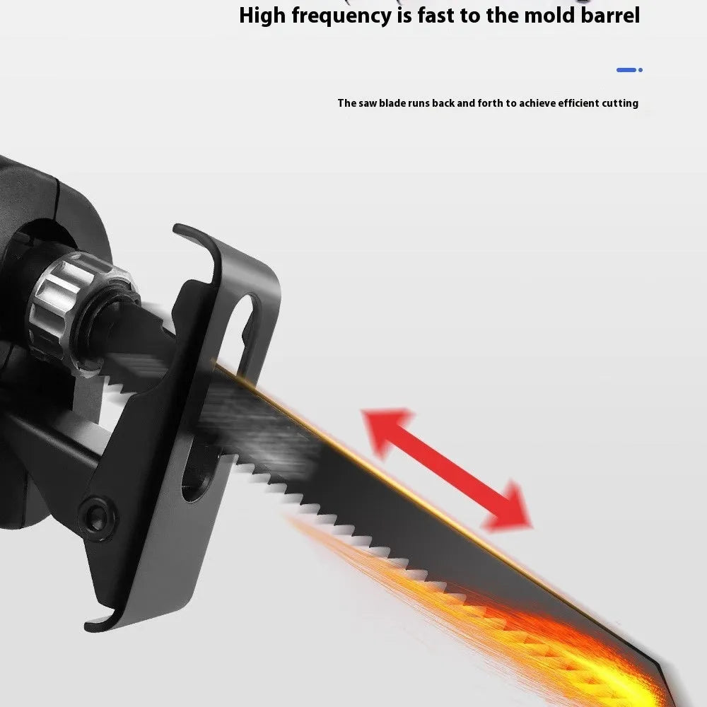 Handheld lightweight brushed plug-in logging tool with 1180W power and 11mm sawing capacity