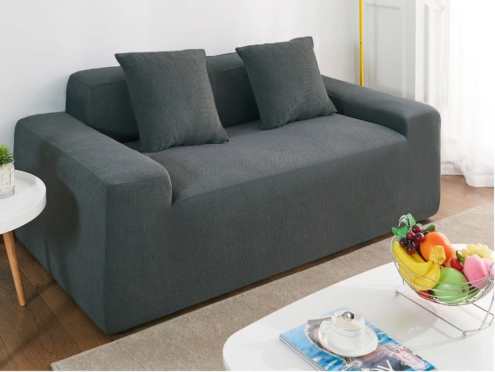 Waterproof polar fleece sofa slipcover in various colours and sizes