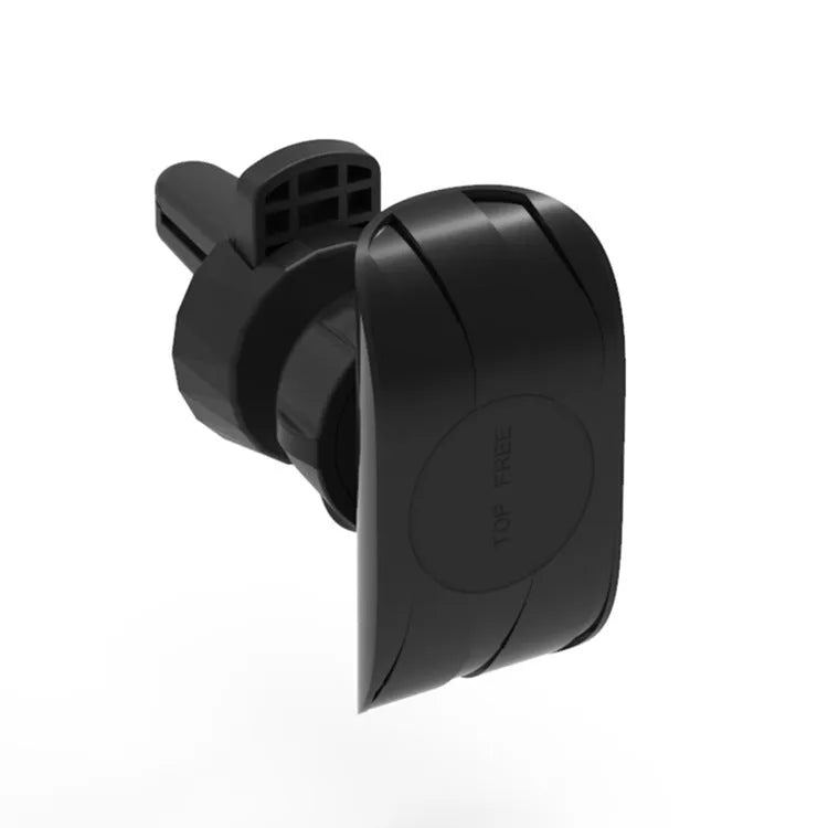 Glory black magnetic car phone holder attached to a car air vent