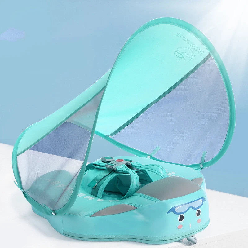 TPU Baby Swimming Ring Floats in various colors, showcasing adjustable buckles and soft fabric for safe, comfortable swimming.