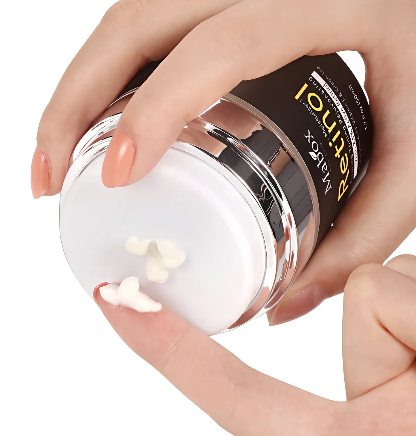 50ml whitening moisturising cream container with SPF30+ protection and hazelnut oil formulation