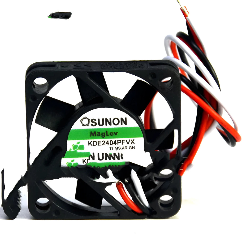 SUNON KDE2404PFVX 24V 4cm ultra-quiet cooling fan with attached cable for radiator