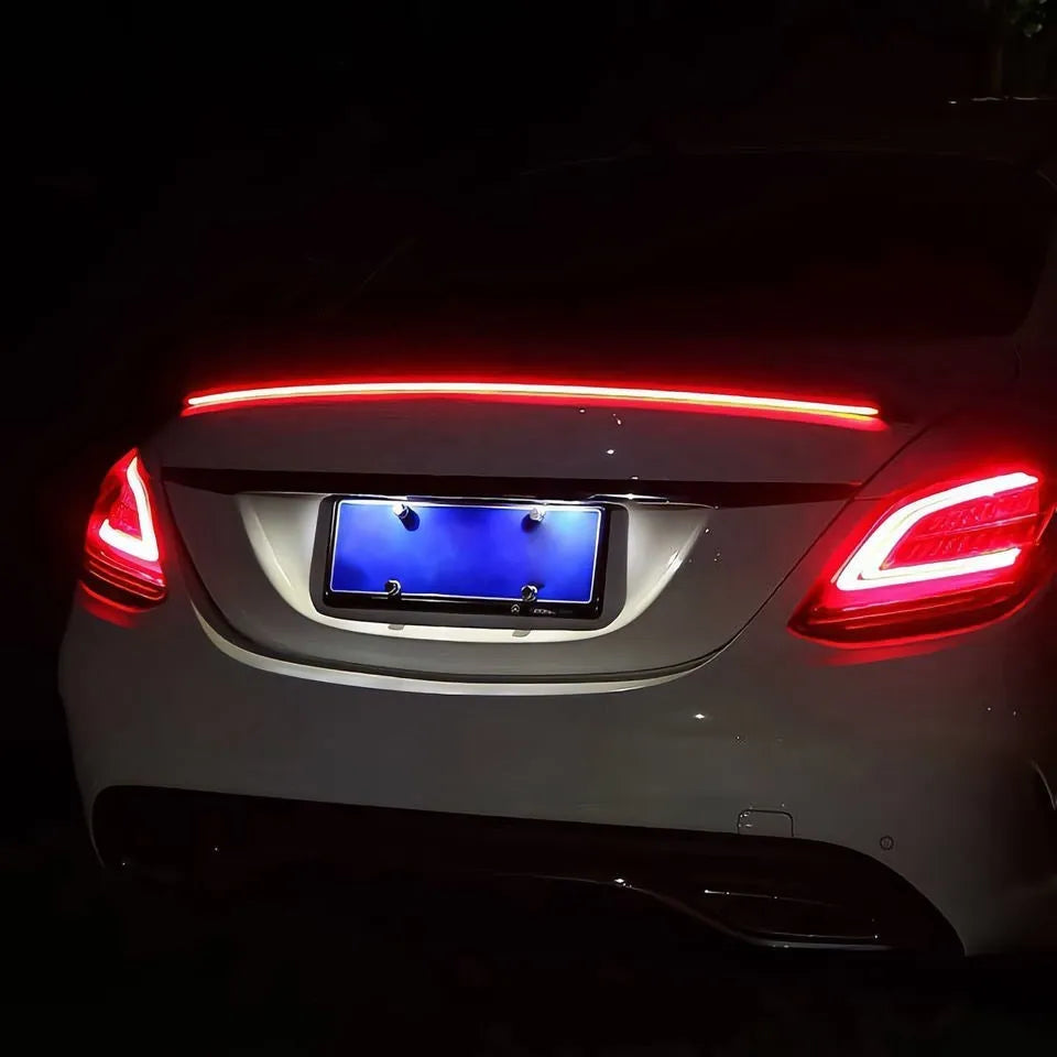 Car LED turn signal streamer tail wing lighting accessory in 1.2m or 1.3m lengths with multiple lighting style options