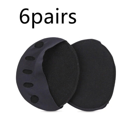 Invisible five finger socks with forefoot cushion pads for foot pain relief