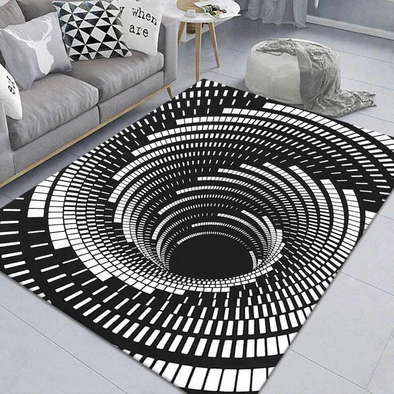3D Geometric Stereoscopic Illusion Floor Mat for Pets in various sizes