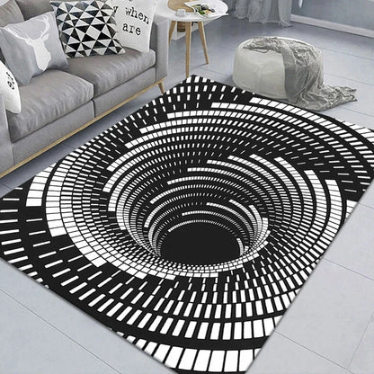 3D Geometric Stereoscopic Illusion Floor Mat for Pets in various sizes