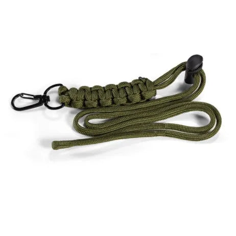 Black multifunctional portable LED torch with aluminium alloy body, magnet base, and control button on a wooden surface
