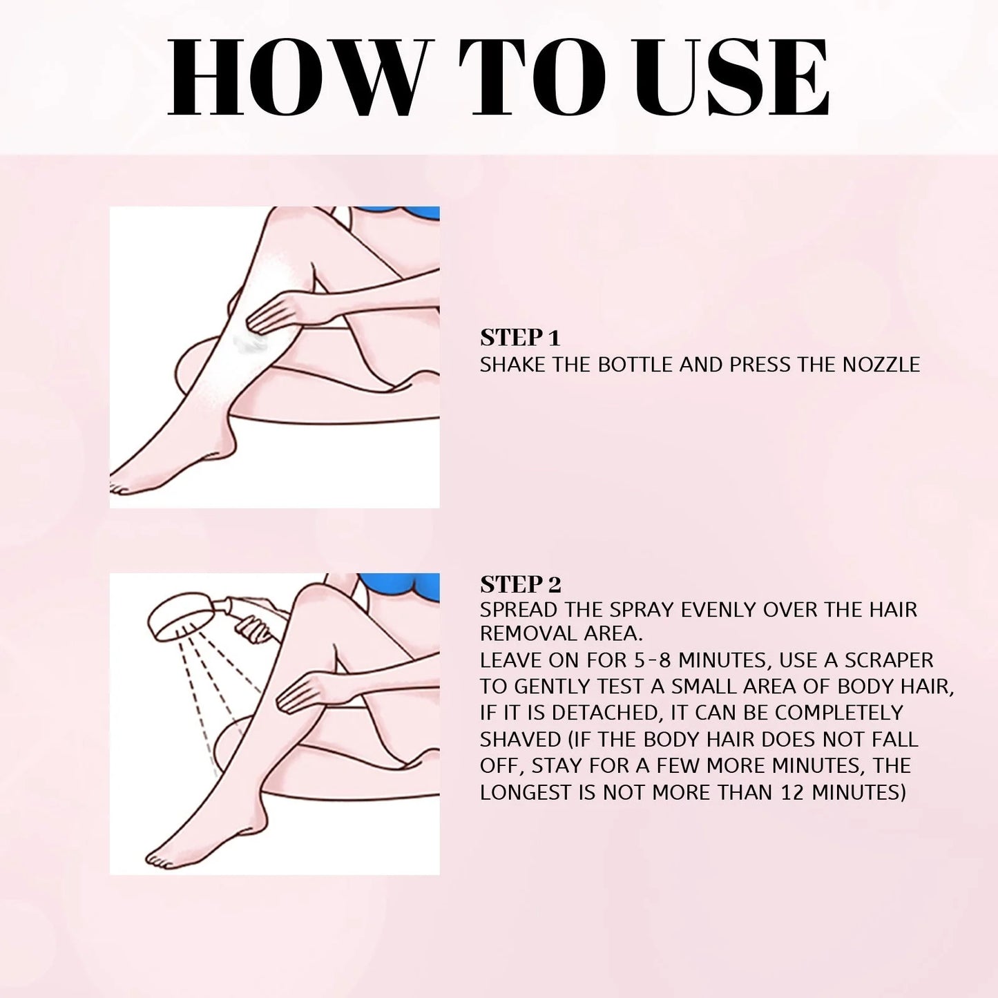 Mu Si Honey Hair Removal Spray for smooth, hair-free skin