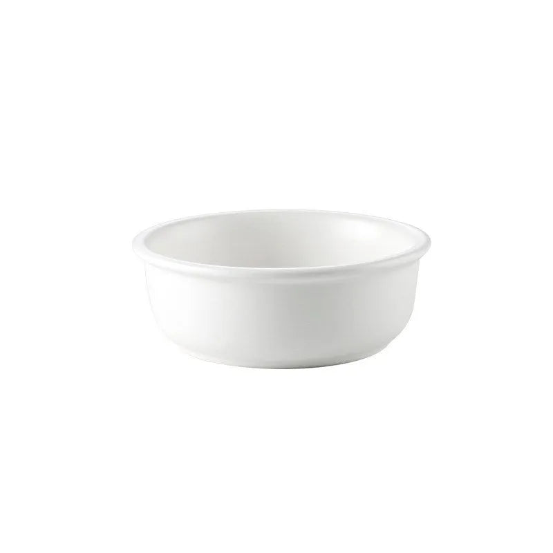 Ceramic cat bowl in white with 14.7cm diameter and 480ml capacity