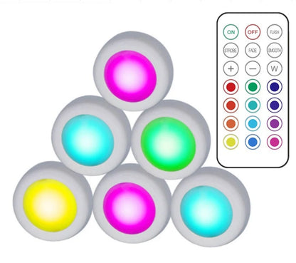 RGB Atmosphere Holiday Lights Bar Cabinet Pat Light with remote control