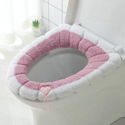 Nordic toilet seat cushion in various colors - soft, warm, and washable