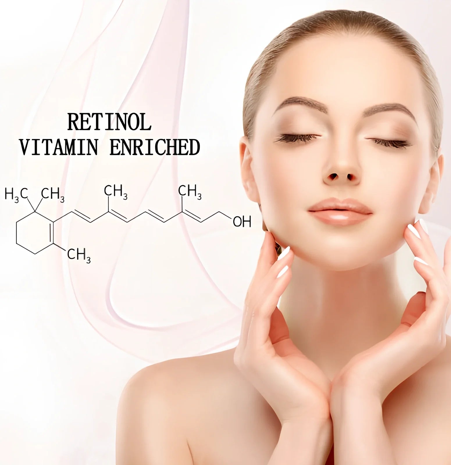 50ml whitening moisturising cream container with SPF30+ protection and hazelnut oil formulation