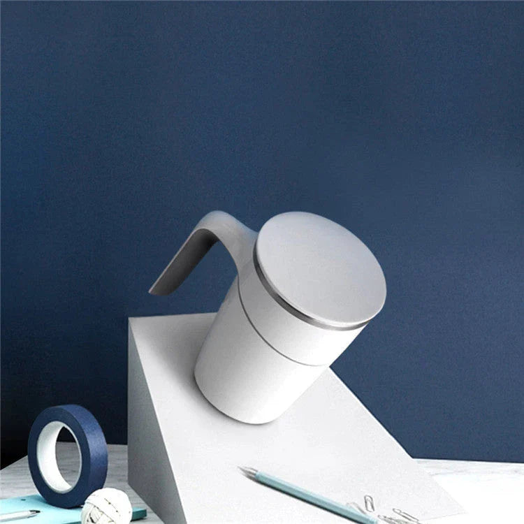 470ml Magic Suction Cup in white with double insulation and spill-proof base