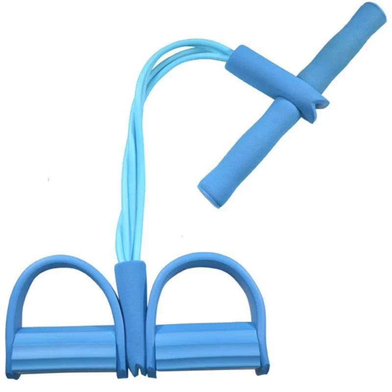 Natural Latex Resistance Trainer with handles for full-body workouts