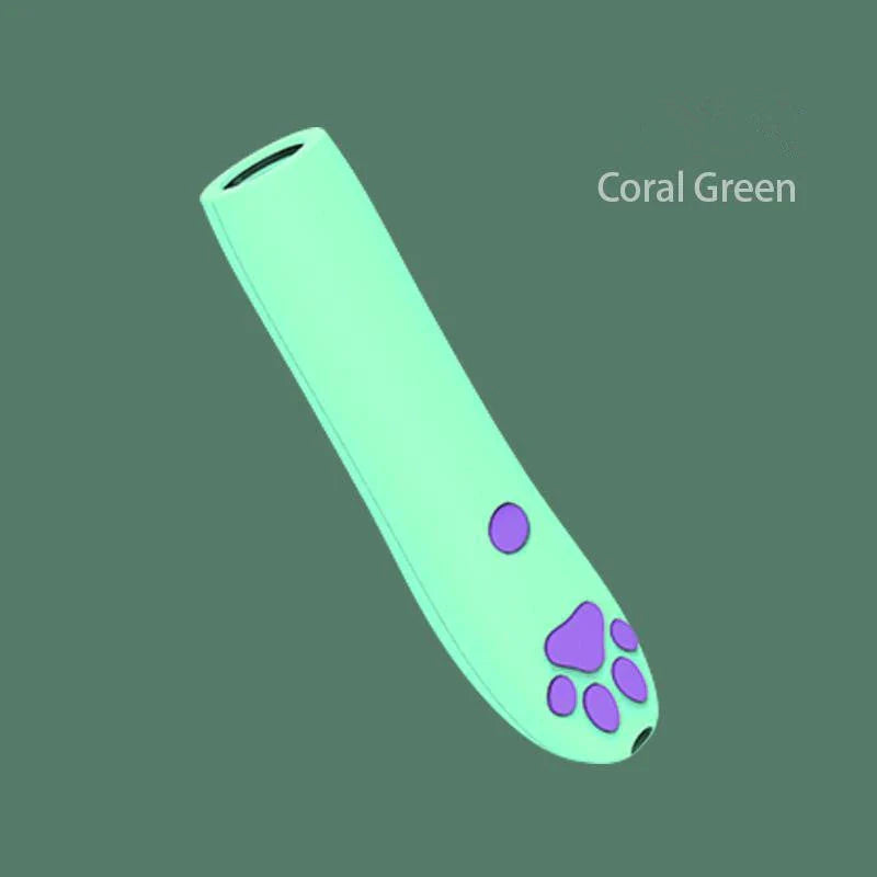 Remote control LED laser cat stick toy in vibrant colours for pet entertainment