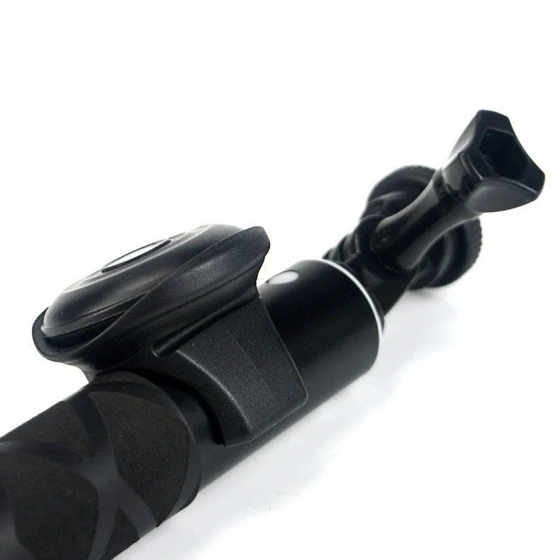 Black Snap Bluetooth remote control for wireless camera shutter and selfie triggering.