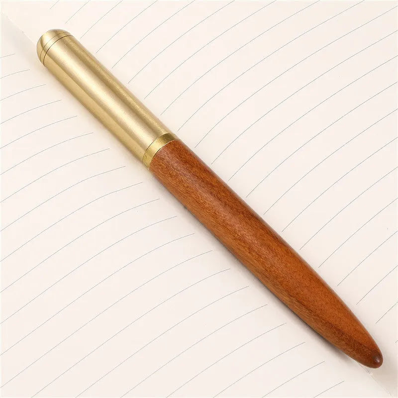Business fountain pen with rotary ink system and stainless steel 0.7mm nib in Ebony colour