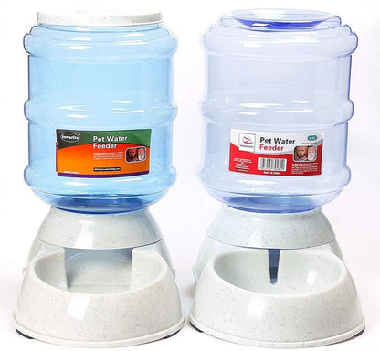 Automatic pet feeder and water dispenser for cats and dogs with large capacity