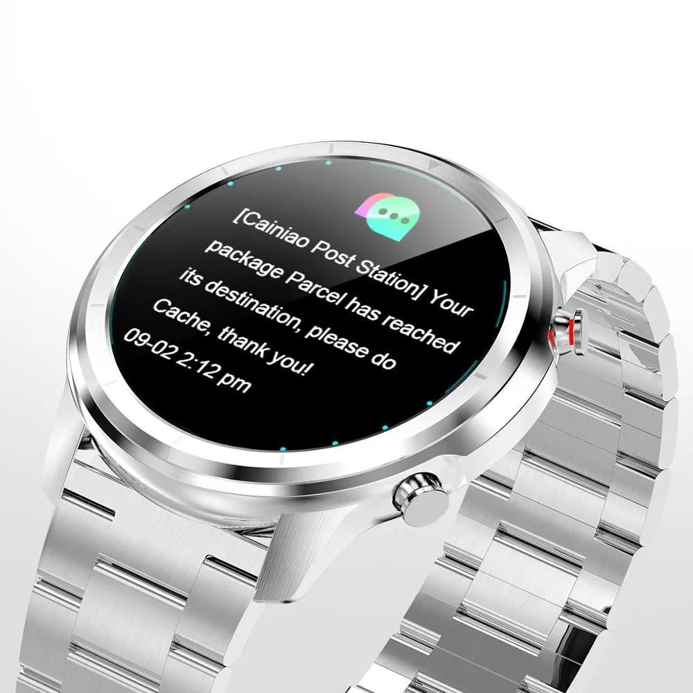 LEMFO LF26 smart bracelet showing 1.3 inch screen with touch and button controls in five colour options