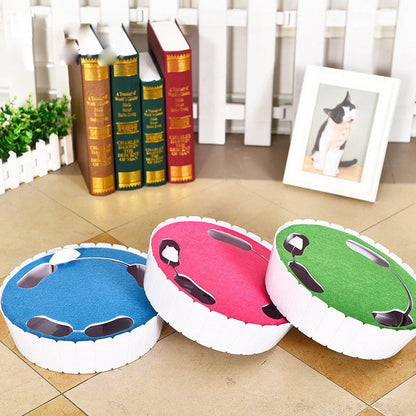 Automatic mouse cat teaser toy with remote control in green, rose red, and blue